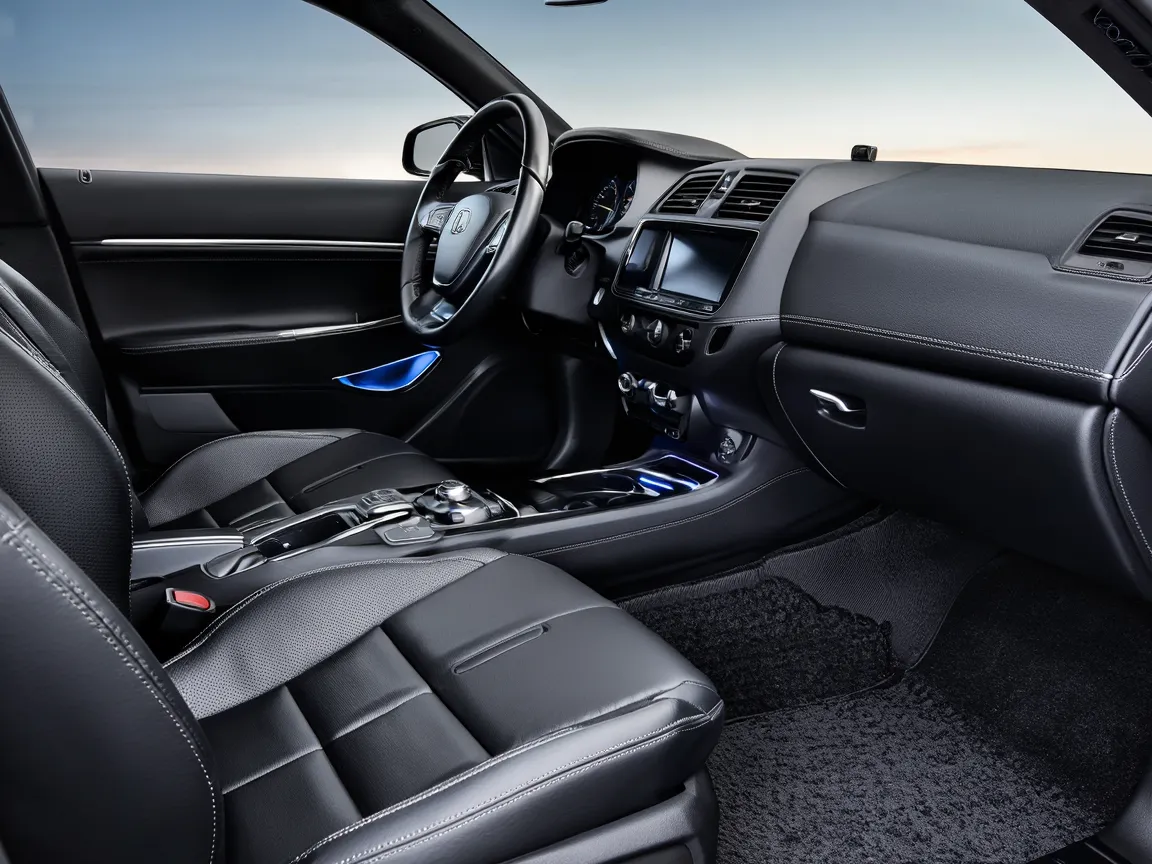 Pristine leather interior after a full valet
